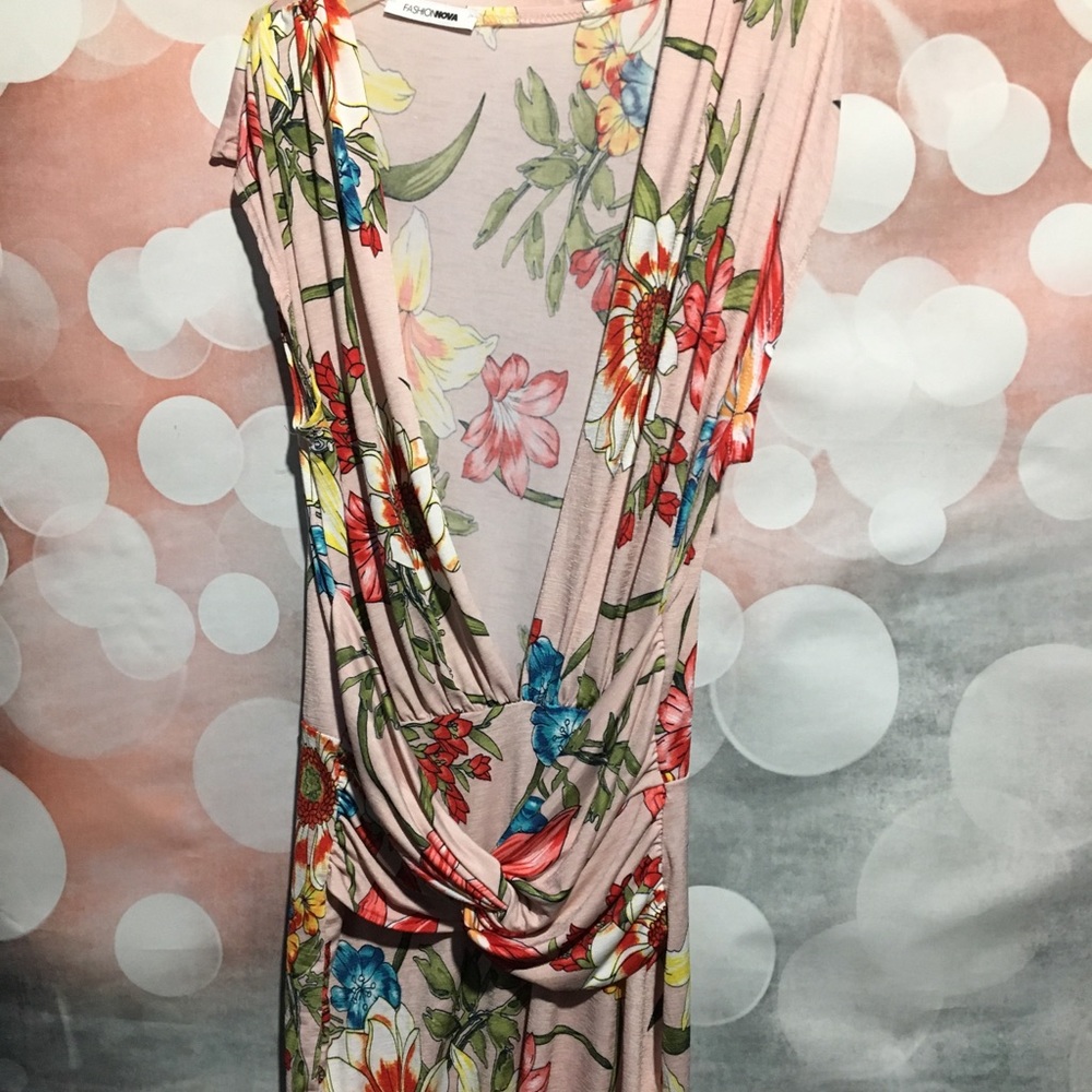 Floral mini dress